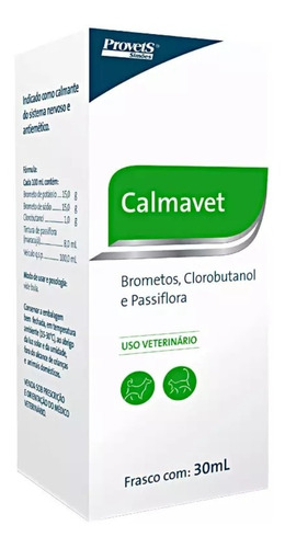 Calmavet 30ml Para Cães E Gatos