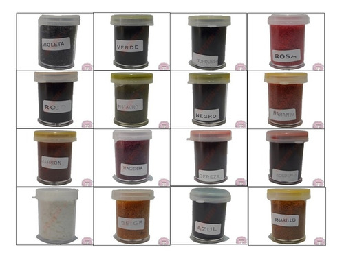 Imagen 1 de 8 de Colorantes Concentrado P/velas De Soja Y Parafina Pack X 8