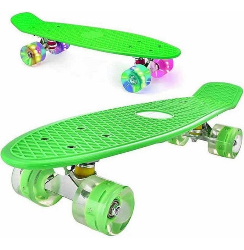 Skate Penny Con Ruedas Led Patineta Para Niños  Y Niñas 