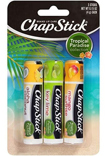 Chapstick Paraiso Tropical Coleccion Cuidado De Los Labios