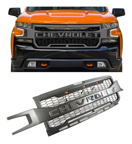 Parrilla Frontal Led Off Road Chevrolet Cheyenne  2019-2020 