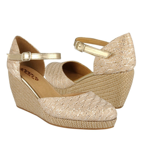 Sandalias Stylo 7064 Glitter Oro 