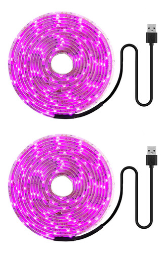 2 Tiras De Luces Led Para Cultivo, De Espectro Completo, 5 V