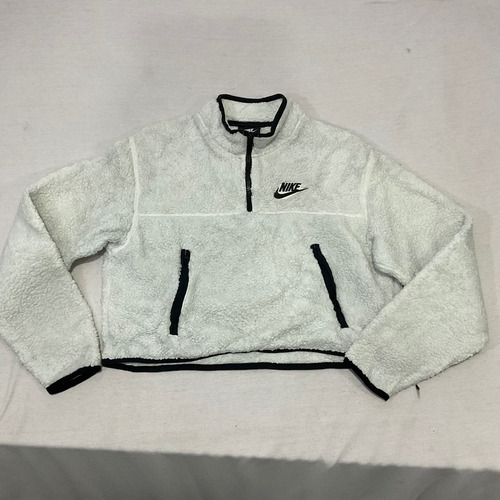 Chamarra Corta Nike Mujer Afelpada Talla S (ch) Seminueva (Usado)