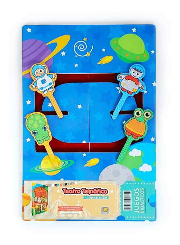 Teatro Temático Espacio De Títeres De Madera Pipikuku