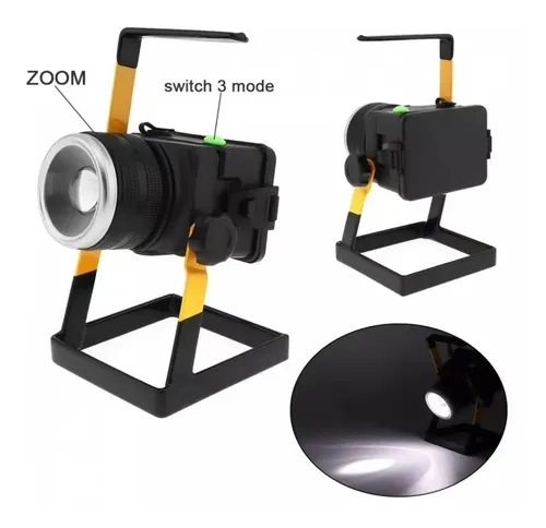 Foco Led Emergencia Recargable Multiuso Exterior Portable