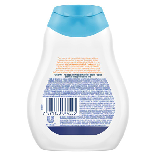Imagen 2 de 2 de Shampoo Baby Dove Humectación Enriquecida Cabello Rizado en botella de 200mL por 1 unidad