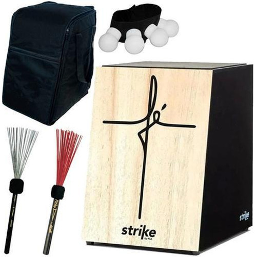 Kit Cajon Fsa Strike Sk 4050 Fé Jesus Deus Acústico Madeira