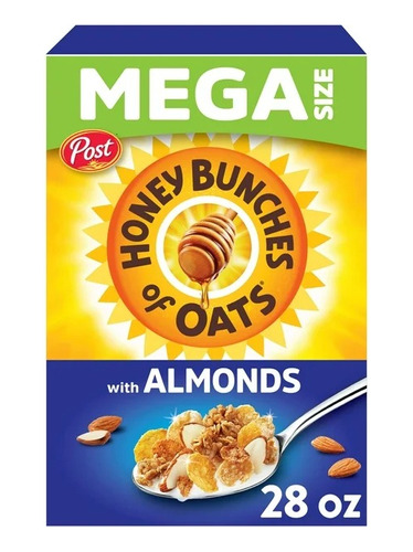 Cereal Desayuno Honey Bunches Con Almendras 793g 2 Pack