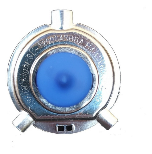 Imagem 2 de 4 de Par Lampada H4 Super Branca Shocklight 8500k 12v 60/55w