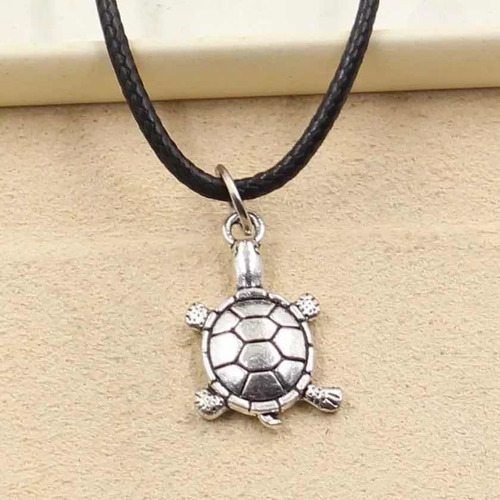 Collar Tortuga De Plata Tibetana