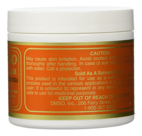 Dmso Cream,rose 70/30 Aloe, 4 Oz Nature's Gift Dmso