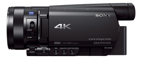 Videocámara Sony FDR-AX100 4K NTSC negra