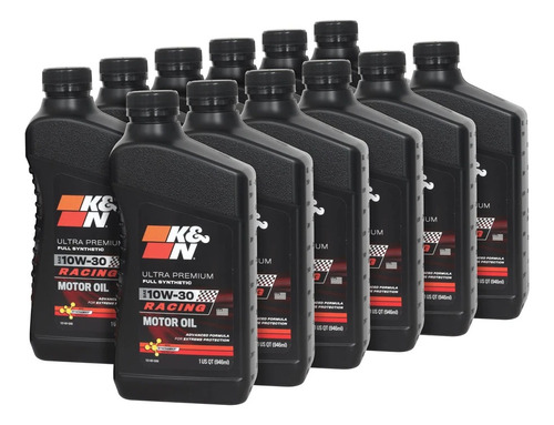 K&n Aceite Full Sintético 10w30 Racing 1 Quart / 1 Litro