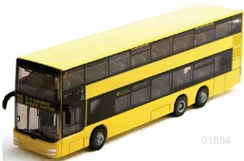 Siku Camion Man 2 Pisos  1/87 Metal Diecast Llantas Goma