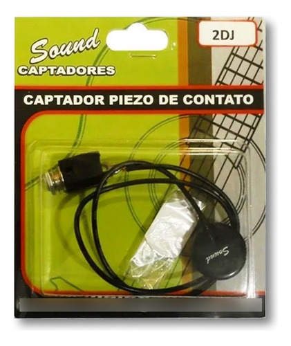 Captador De Contato Para Violão Viola Cavaquinho Ukulele 2dj