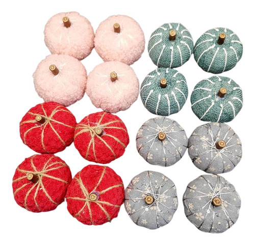 16 Piezas De Decoración De Calabaza Para El Festival De