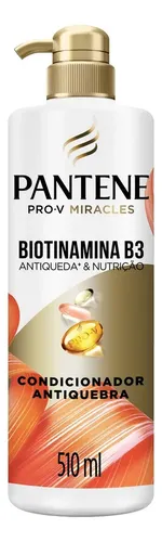Condicionador Pantene Antiqueda & Nutrição Biotinamina B3 510ml