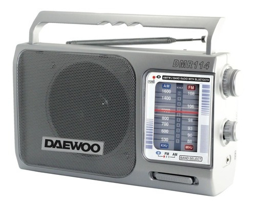 Imagen 1 de 1 de Radio Dual Daewoo Am Fm Bluetooth Parlante Pilas 220v