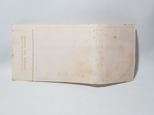 Imagen 8 de 8 de Antiguo Cheque Document Banco Español Francés 1950 Mag 58363