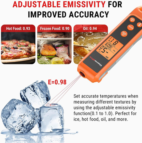 Termometro Cocina 2 En 1 Thermopro Tp420 Sonda / Infrarrojo