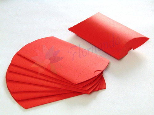10 Embalagem Caixa Travesseiro Pillow Box - Lembrancinhas