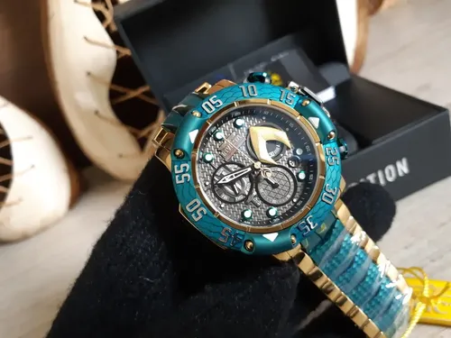 Invicta Dc Comics Original Aquaman Banhado Á Ouro 18k | MercadoLivre