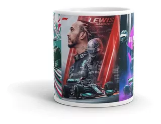 Caneca Lewis Hamilton F1 Fórmula 1 Personalizada