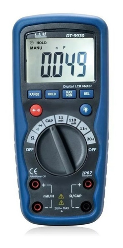 Cem Dt-9930 Multimetro Tester Capacimetro Lcr Inductometro