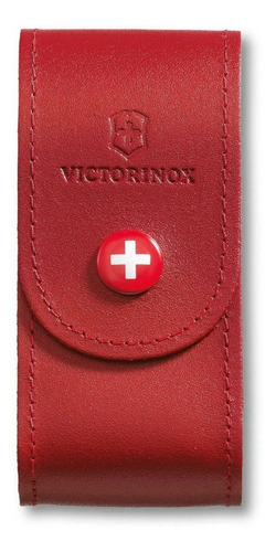 Estuche Cuero Rojo 91mm Victorinox 4.0521.1 - Electromundo
