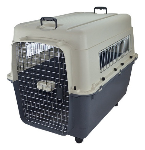 Transportadora Kennel Grande Color Azul 100x67x75 Color Azul marino