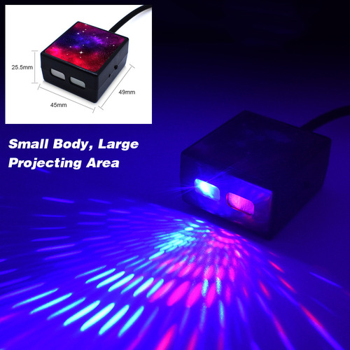 * Proyector De Luz Nocturna Usb: 3 Modos, Cuello Ible Para
