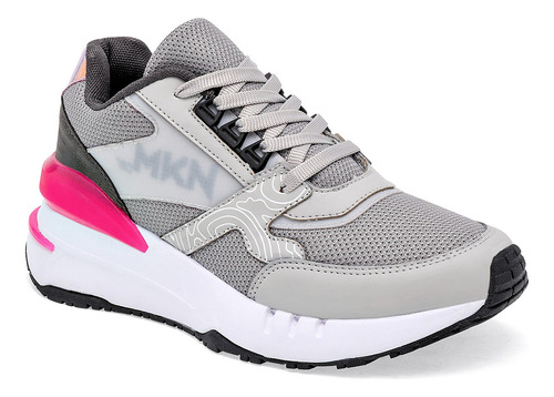 Tenis Deportivo Dama Makkena 895 Gris 2-6 *125-396 S6