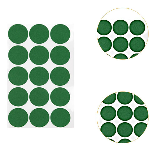 Puntos Marcadores Para Mesa De Billar, Verde 35 Mm 15piezas