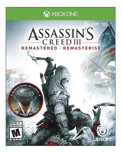Assassin's Creed III Remastered  Standard Edition Ubisoft Xbox One Digital