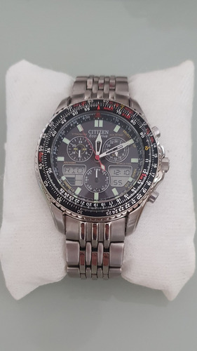 Citizen Navihawk Jr3034-59e Titânio C650 Eco Drive Red (Usado)