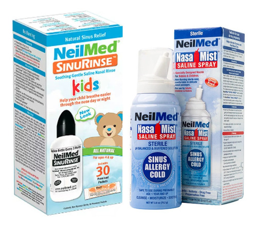 Kit Sinus Rinse Kids + Nasamist Spray Neilmed