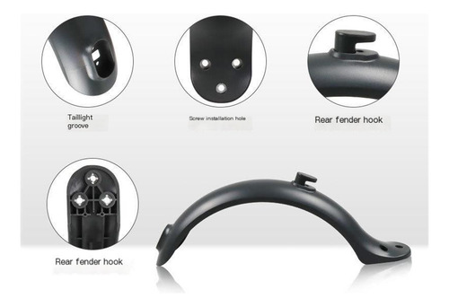 Alerón De Rueda Trasera Para Para Xiaomi M365/1s/lite/pro