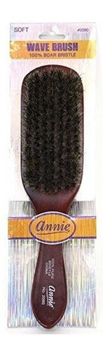 Annie Wave Soft Brush (modelo: 2080), Madera Natural, Cerdas