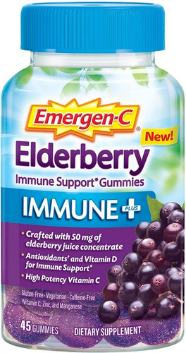 Emergenc Elderberry Gomitas Sistema Inmune