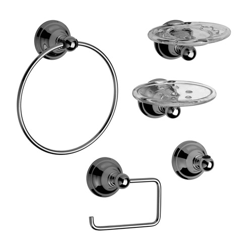 Fv Kit Accesorios Baño 5 Piezas Línea Newport 179.05/b2 Fv