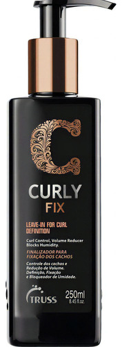 Truss Curly Fix Leave In Cream 250ml Trat Sin Enjuague