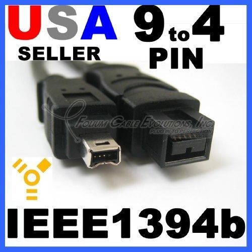 Cable Builders Firewire 800 400 Cable De 9 Pines A 4 Pines [