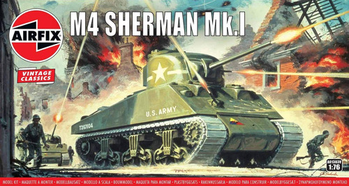 Airfix Classics Wm4 Sherman Mk I 1:76 Tanque Mi.