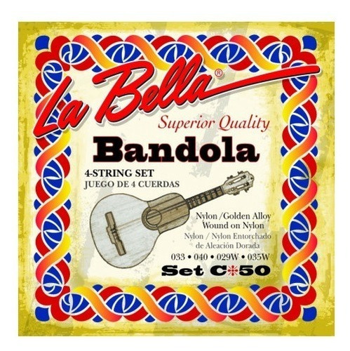 Encordado La Bella C50 Bandola Llanera Promoción