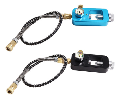 Adaptador De Buceo Con 2 Válvulas Adaptador De Llenado
