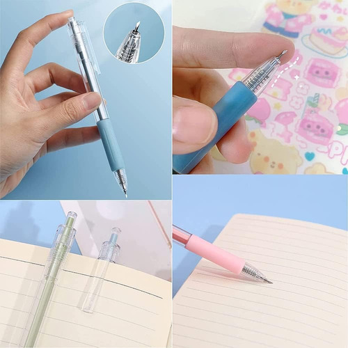 Pluma Cutter Navaja Retractil Y Seguro De Corte Exacto