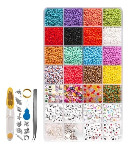 ... Juego De 8400 Piezas For Hacer Aretes Y Pulseras.