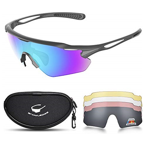 Lentes Deportivos Tr90 Con Montura Irrompible Polarizada