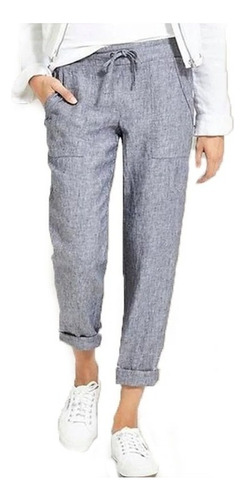 Women's Loose Cotton And Linen Trousers